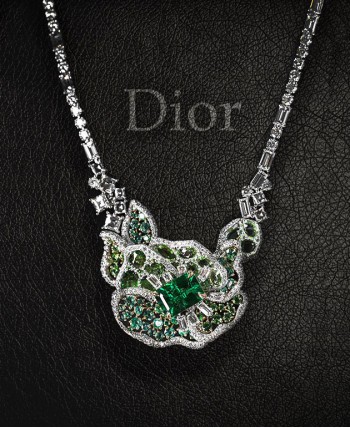 Витражи колье Dior Rose Vitrail