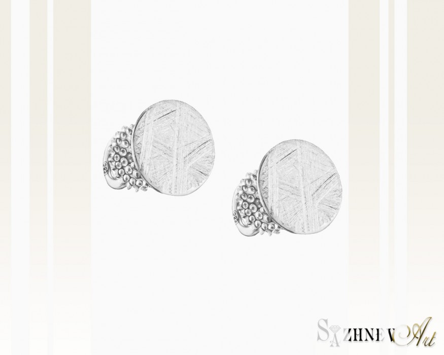 White Gold Earrings, no stone. It. CH194-c021(2w)