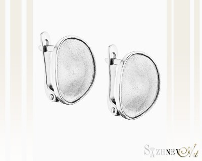 White Gold Earrings, no stone. Item CH140-c047w