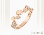 Red Gold Cubic Zirconia Ring, It. CH039-k028