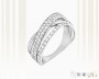 White Gold Cubic Zirconia Ring, It. CH049-k184(2w)