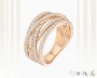 Red Gold Cubic Zirconia Ring, It. CH009-k191
