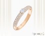Red Gold Cubic Zirconia Ring, It. CH045-k219