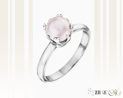 White Gold Pearl Ring, Item CH221-k250w