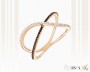 Red Gold Cubic Zirconia Ring, It. CH001-k362