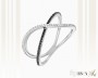 White Gold Cubic Zirconia Ring, It. CH002-k362w