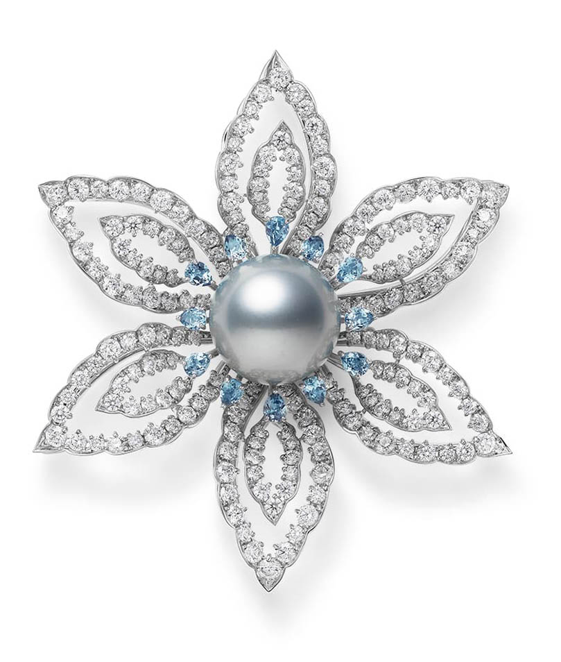 Цветочная брошь Mikimoto The Japanese Sense of Beauty Цветочная брошь Mikimoto The Japanese Sense of Beauty