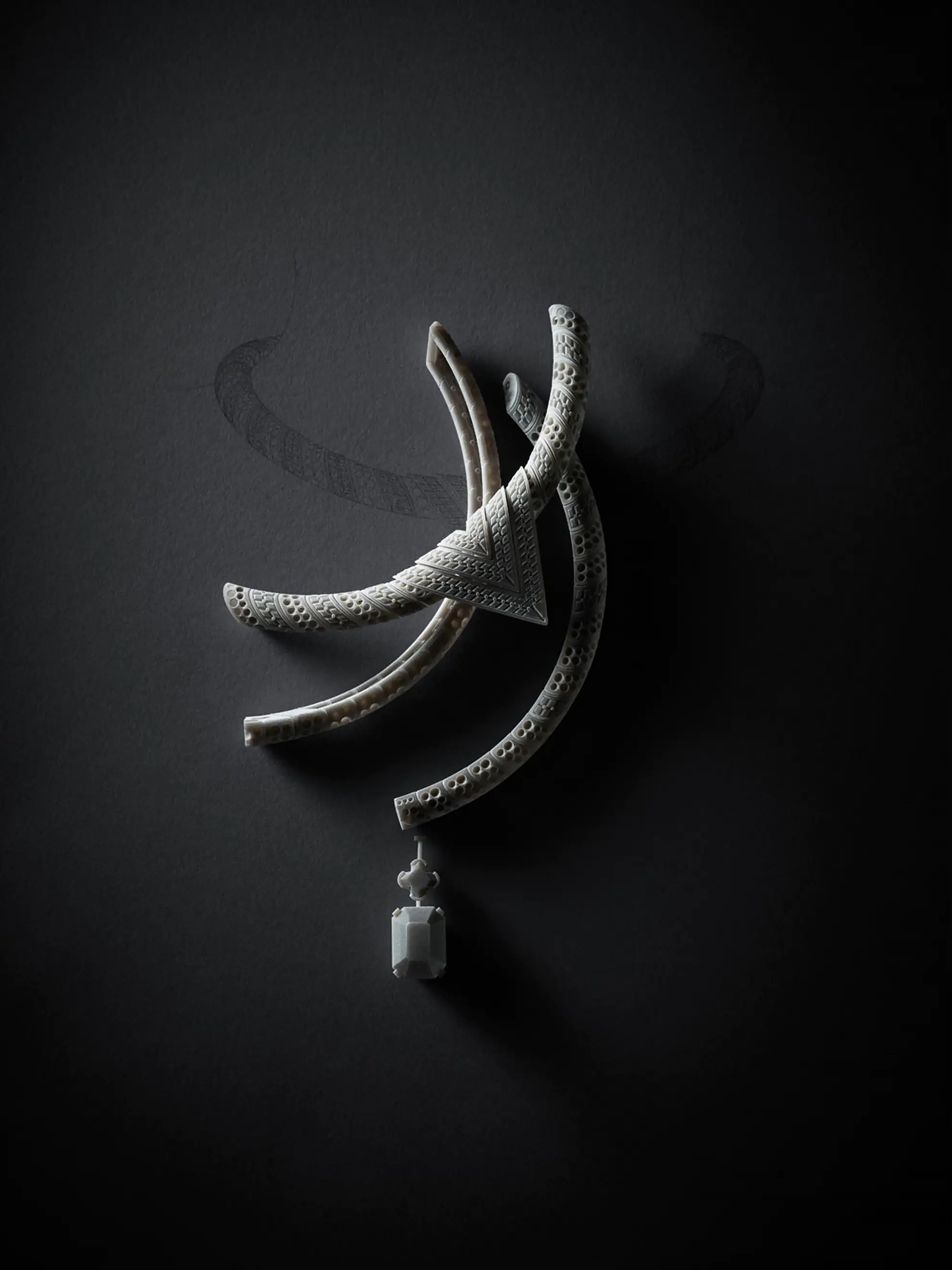 3D Дизайн и 3D-печать колье The Arrow Louis Vuitton